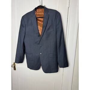 Joseph Jos. A. Bank Blue Wool Cashmere Blazer Suit Jacket Men's 42 R